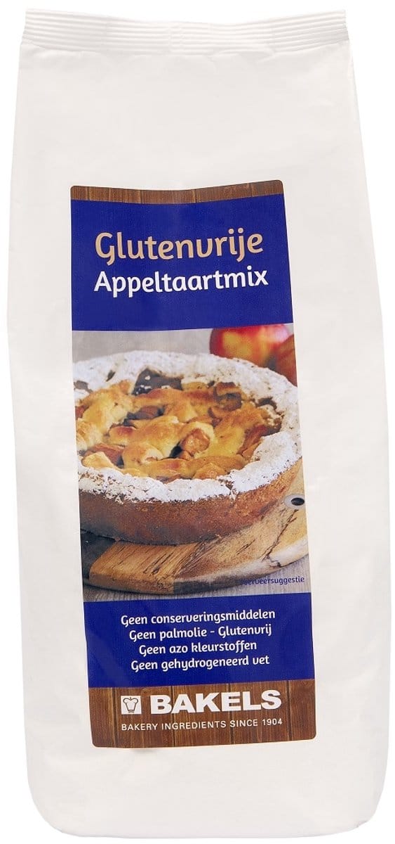 Bakels Appeltaartmix, glutenvrij - Zak 1 kilo