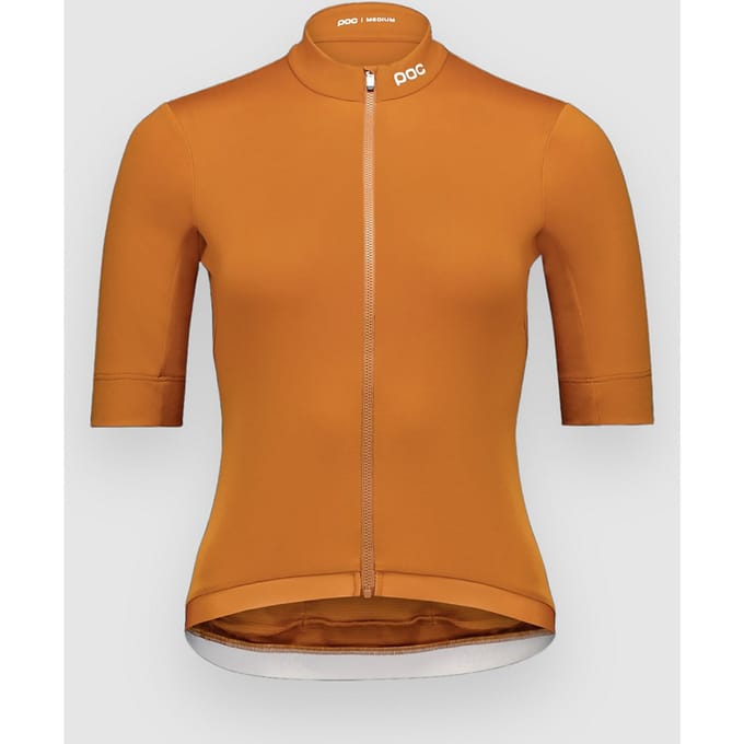 Poc Thermal Lite Korte Mouw Wielertrui Oranje S Vrouw