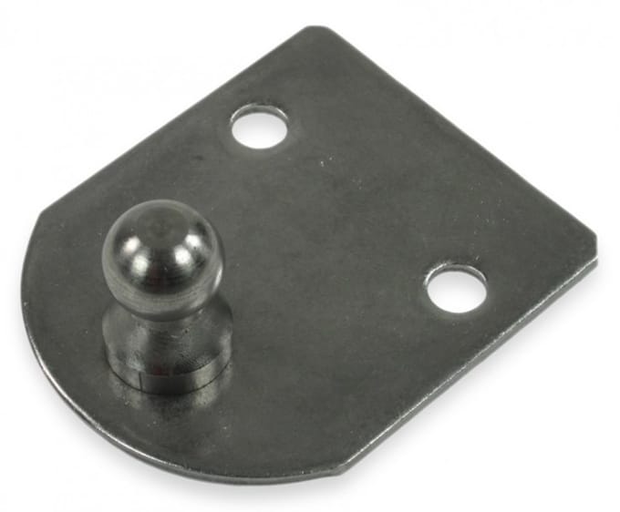 Montageplaat voor gasdrukveer 48 x 58 mm