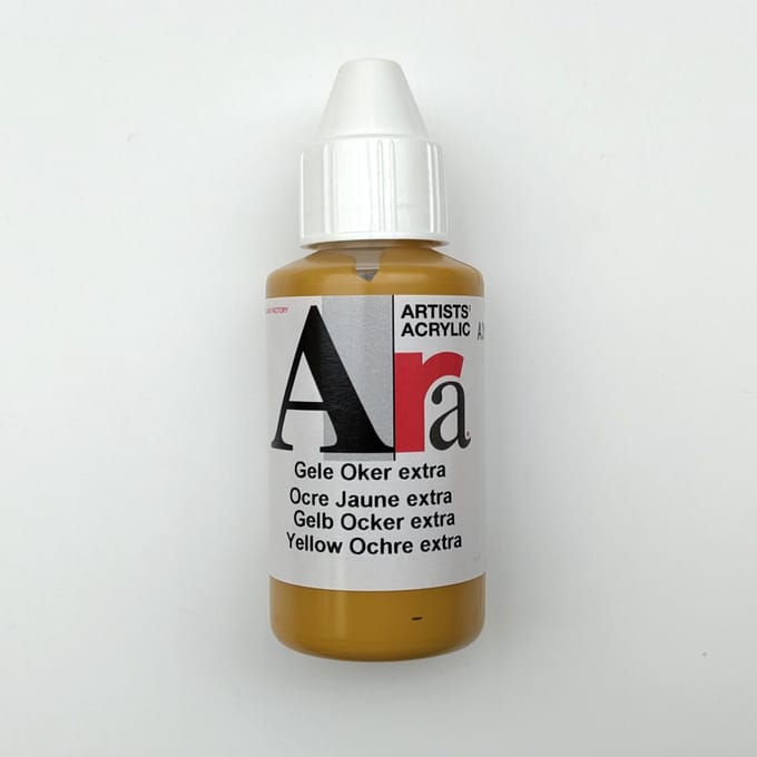 Acrylverf Ara 100ml - Gele Oker extra - A319