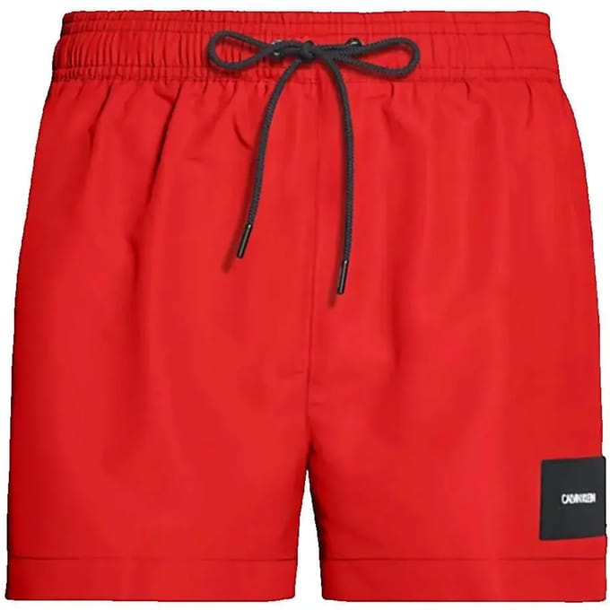 Zwembroek Calvin Klein Jeans Short de bain Drawstring rouge