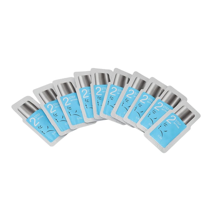 10 stuks Wimperpermanent Fixatiemiddel Semi-permanent Huidvriendelijk Wimperlifting Stylingvloeistof 8g blue