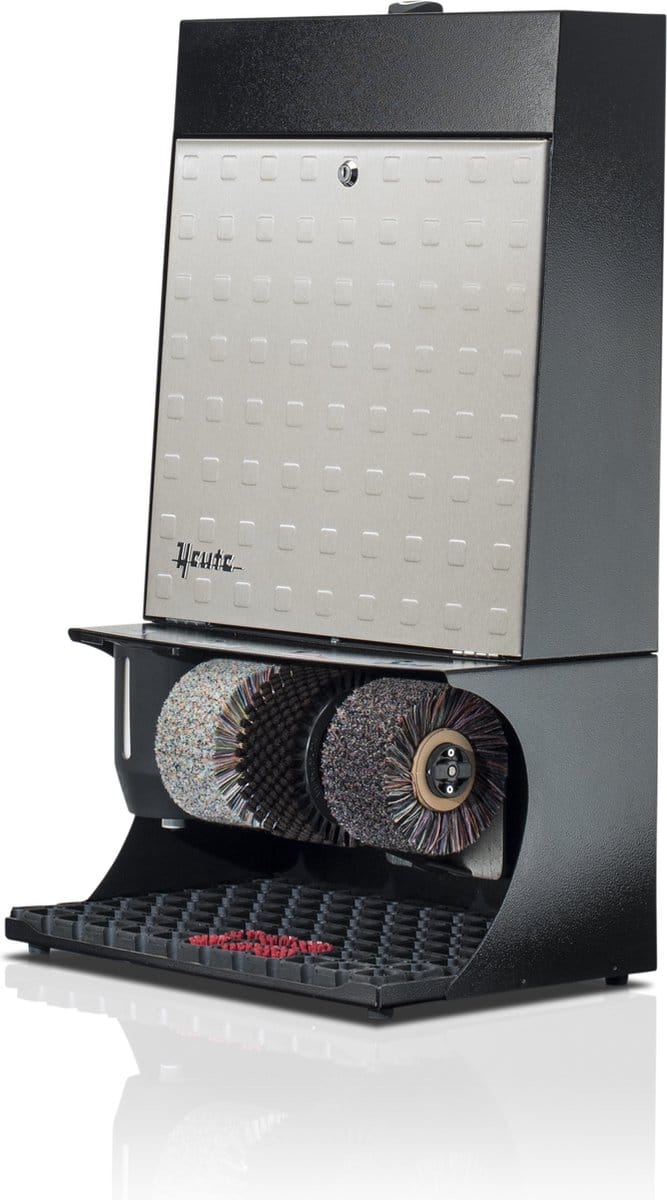 Heute Ronda 30 - Schoenpoetsmachine - Embossed V2A - Steel - Black