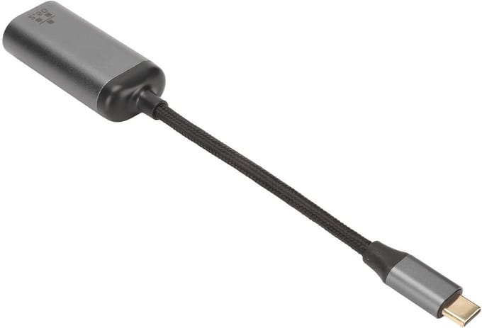 USB C Ethernet Adapter - Type C LAN Converter - Sneller Internet - 2.5Gbps Hoge Snelheid - 23 g - Grijs