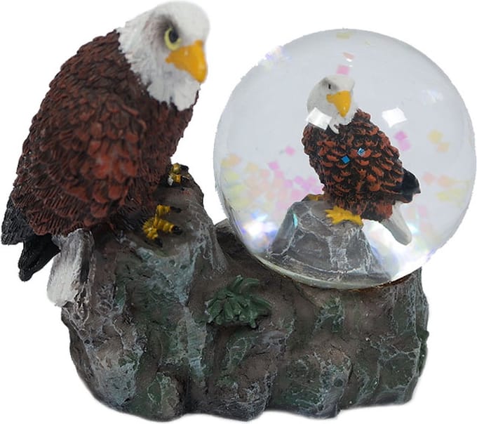 PIA Soft Toys Adelaar waterbal - 45 mm - Snowglobe