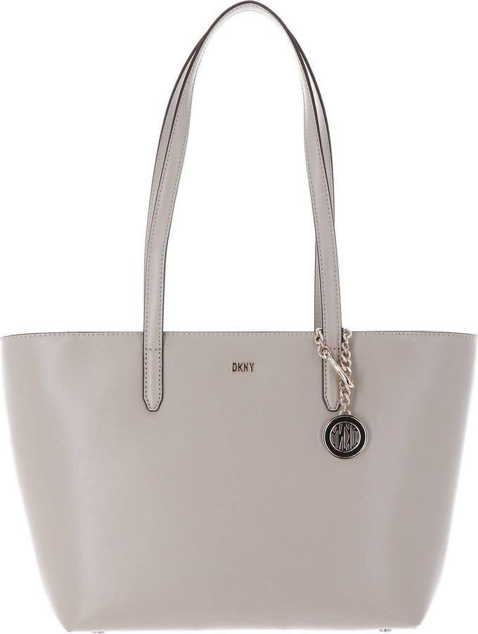 DKNY Leren Shopper Schoudertas Bryant Tote Stone Beige