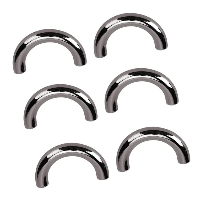 20 Sets Fermoir de Suspension de Sac à Main Pont Arche Forme U Connecteurs de Sac Fermoir 19.5x14mm avec Vis 5.5mm
