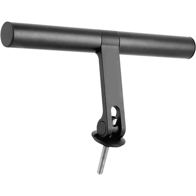 Fietsstuurverlenger Dubbele Beugel Snelspanner Verstelbare Hoek Aluminiumlegering Fietsen gray