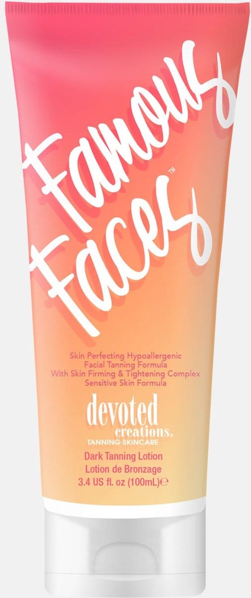 Devoted Creations Famous Faces Zonnebanklotion - 135 ml