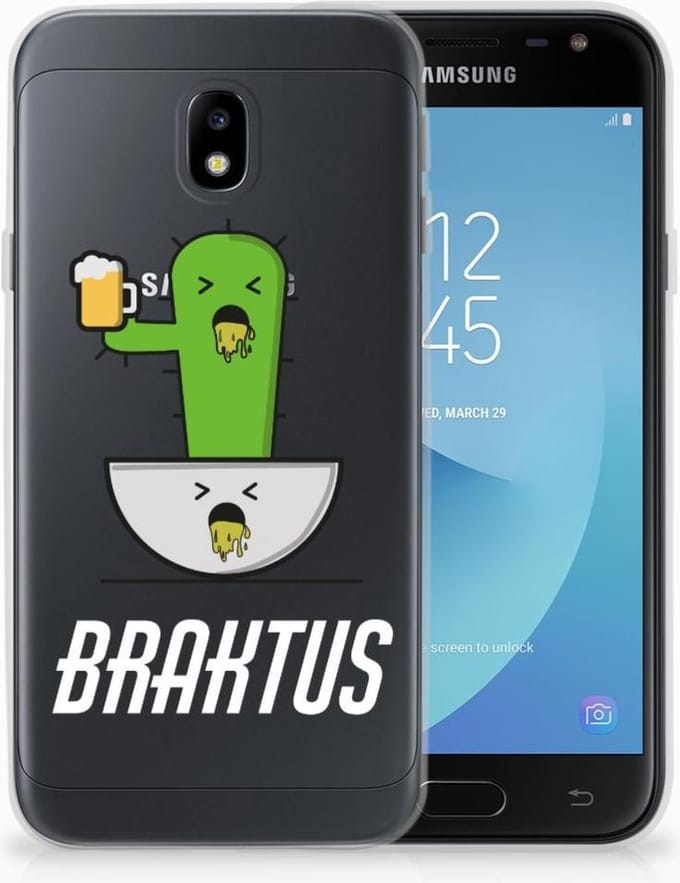 Samsung Galaxy J3 2017 Telefoonhoesje met Naam Braktus