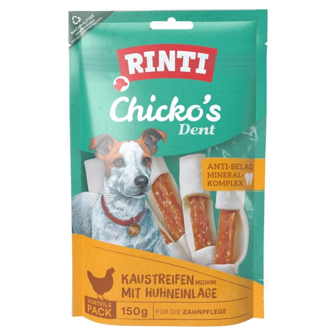 Rinti - Extra Snack Chicko Dent Medium 9x150g - Kip