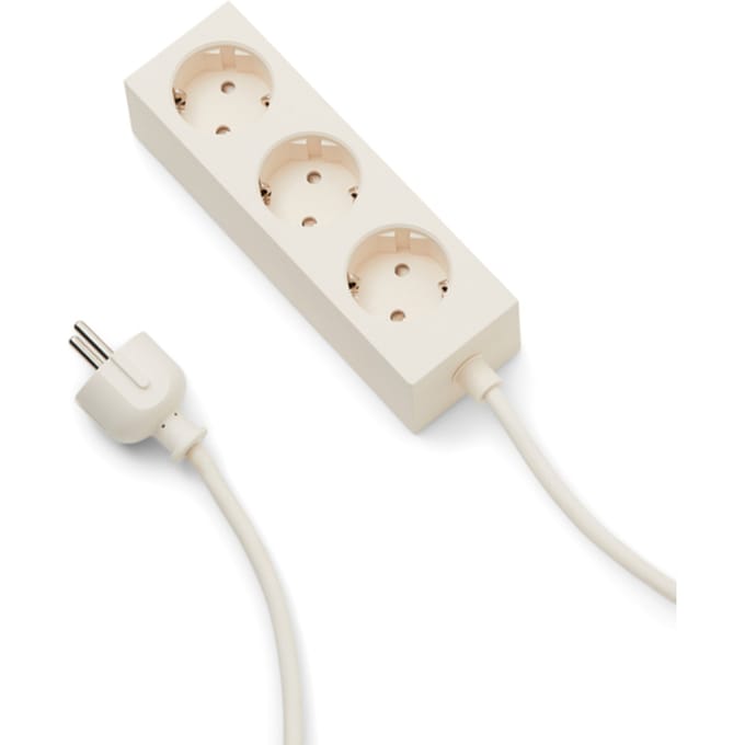 Pedestal Power Bar contactdoosstrip - pearl - 2 m