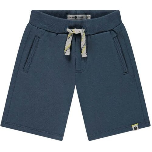 Stains & Stories peuter short Midblue 110 heren
