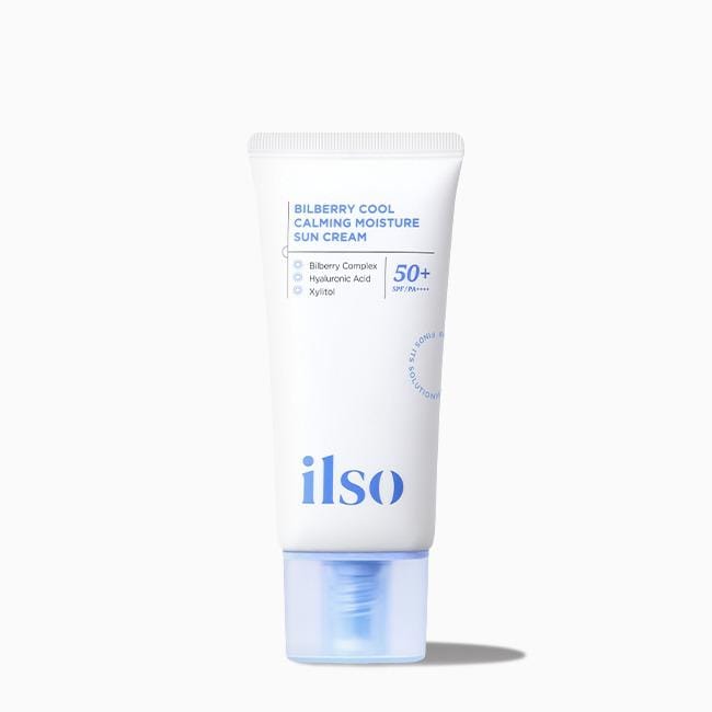 [ilso] Bilberry Cool Calming Moisture Sun Cream SPF 50+ PA++++ 50ml white