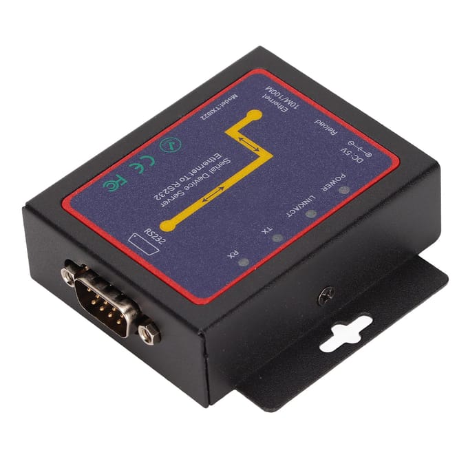 RS232 naar RJ45 Converter 10100M Datasnelheid 300bps tot 230400bps Min 10 graden Celsius tot 55 graden Celsius met IP210 Chipset blue