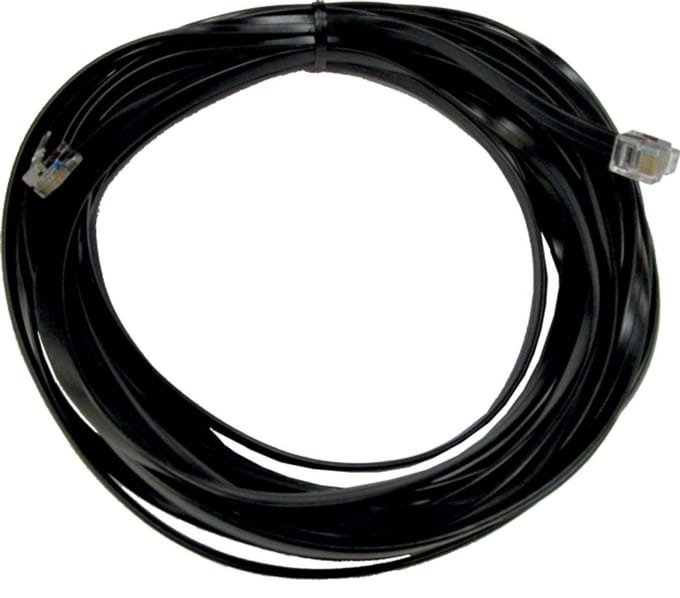 Wolf Aansluitkabel L:15m 2xRJ12/6, zwart, voor CWL, 2744522