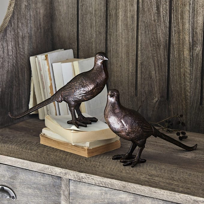 LOBERON Siervogel set van 2 Roddy antiekzwart