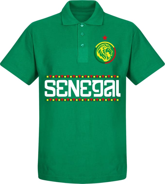 Senegal Star Team Polo - Groen - L