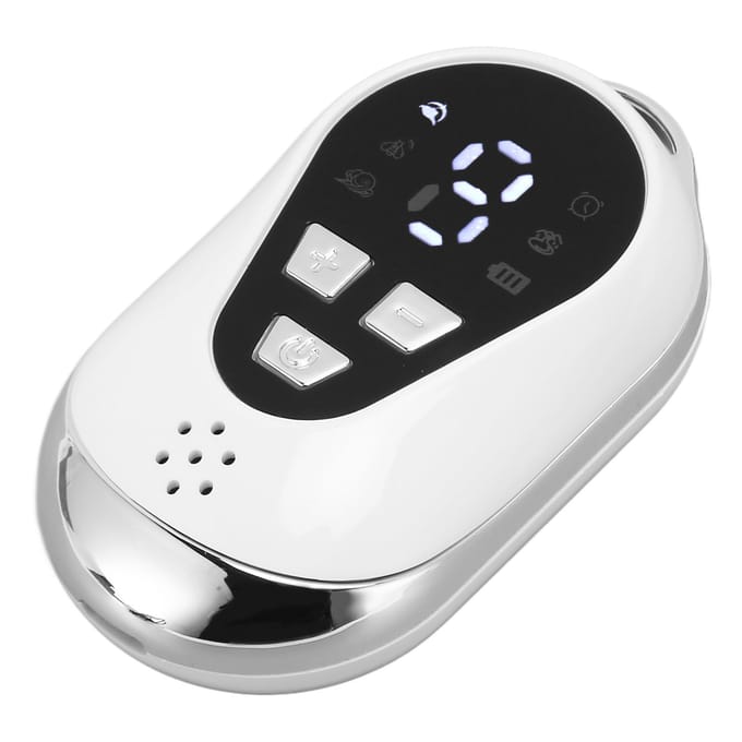 Appareil de Sommeil Portable 4 Bruit Blanc Réduit Anxiété Stress 9 Modes Instrument d'Aide au Sommeil pour Insomnie white