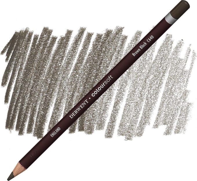 Derwent Coloursoft potlood Brown Black C640