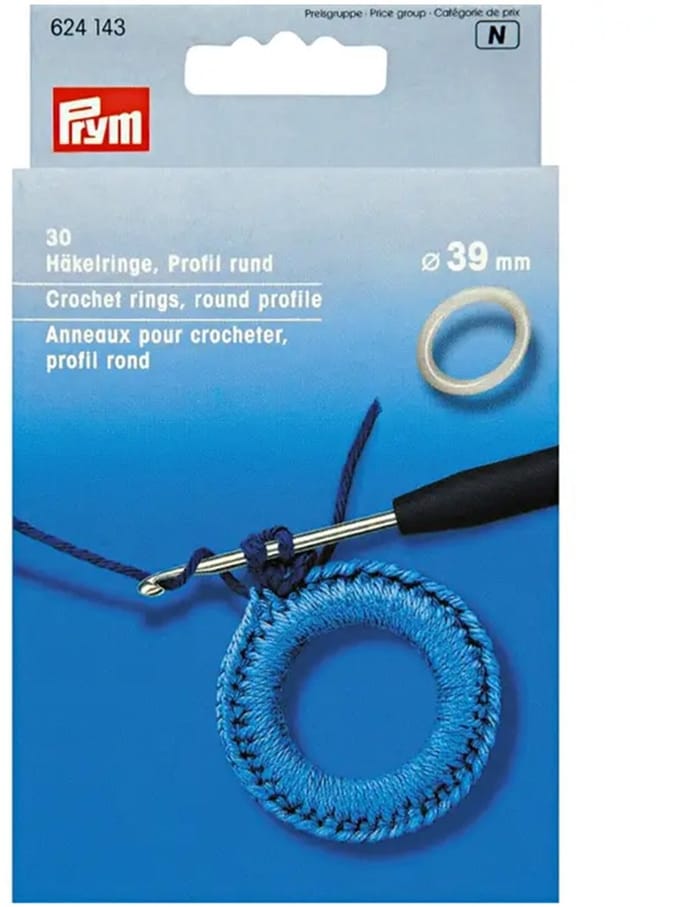 Haakringen kunststof 39 mm - 30 stuks - Prym