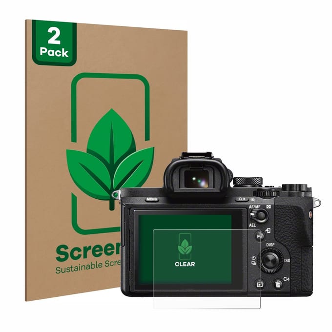 2 Stuks Screenprotector voor Sony Alpha 7 II (ILCE-7M2) - Hoogwaardige Beschermfolie transparant