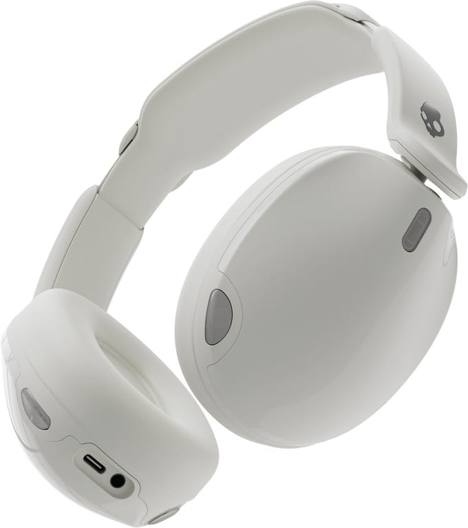 Skullcandy HESH 540 ANC WIRELESS OVER EAR Over Ear koptelefoon Bluetooth Virtual Surround Wit Noise Cancelling Surround sound Mobiele telefoon