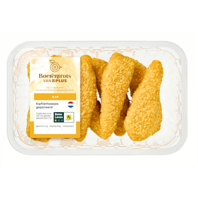 Kipfilethaasjes gepaneerd