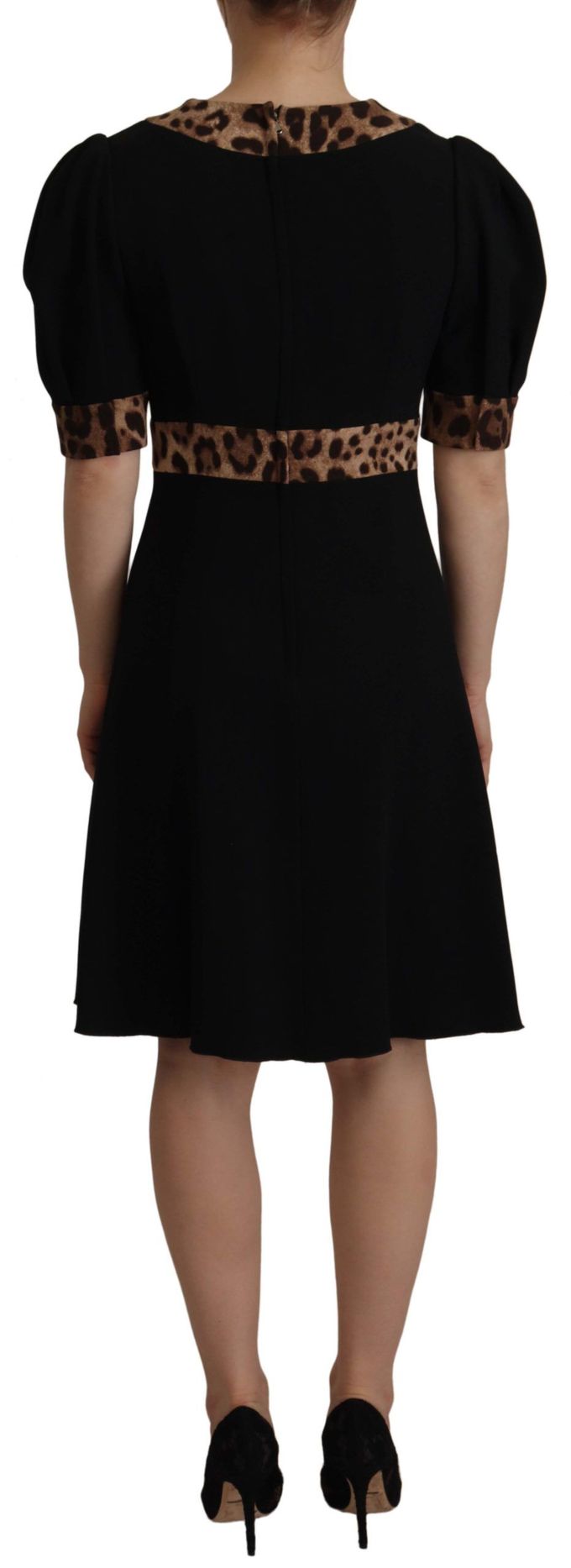 Dolce Gabbana Jurk Luipaardprint Mini Jurk