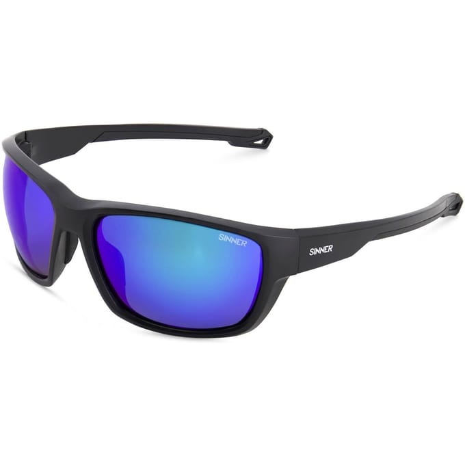 SINNER Nirapi - Zonnebril - Polariserende SINTEC® lenzen - Mat zwart - Unisex - One size - BIO based frame