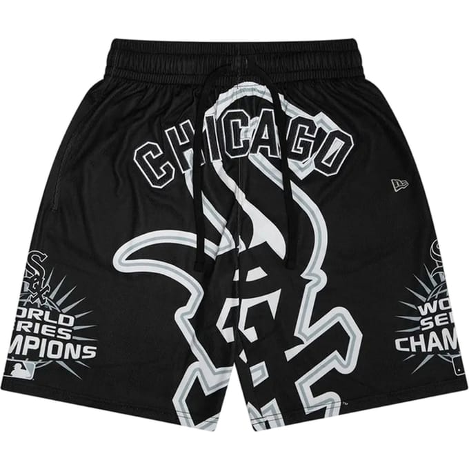 New Era MLB Chicago wit Sox Logos Korte Broek Zwart