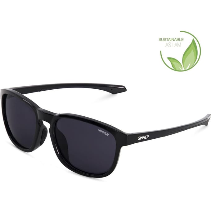 SINNER Yacan - Zonnebril - SINTEC® lenzen - Zwart - Unisex - One size - BIO based frame