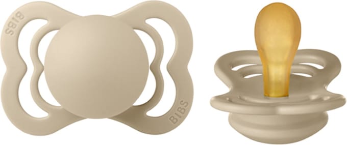 BIBS supreme speen | vanilla natuurrubber | T1 0-6 maanden