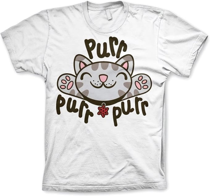 The Big Bang Theory Heren Tshirt -S- Soft Kitty - Purr-Purr-Purr Wit