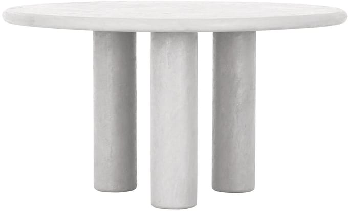 DTP Home Dining table Clio round 140 CHALK,76xØ140 cm, mortex