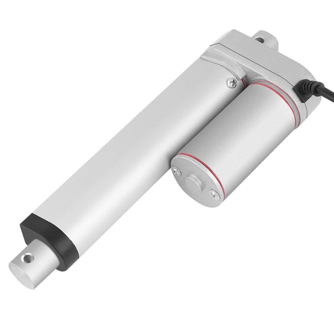 100mm Slag Hoge Duty 750N Lineaire Elektrische Actuator 24V wit