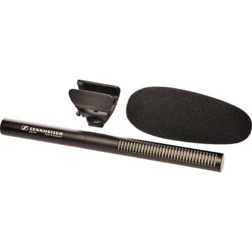 Cameramicrofoon Sennheiser MKE 600 Zendmethode:Kabelgebonden Incl. windkap, Flitsschoenmontage
