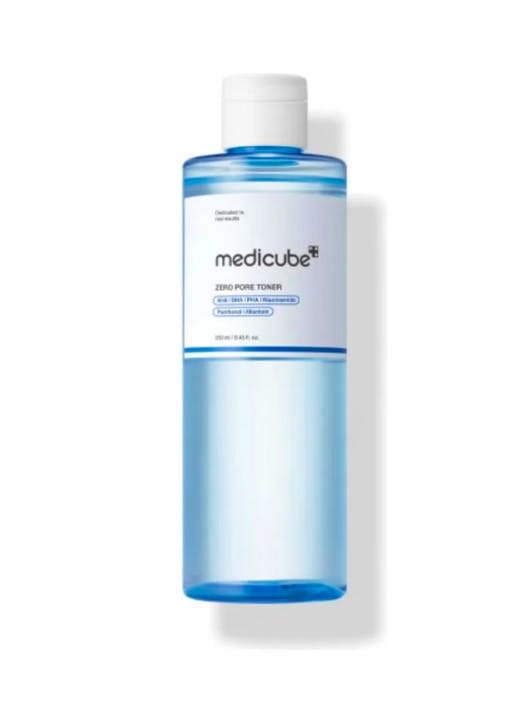 Toner MediCube Zero Pore 250ml Affinant les Pores & Hydratant + Coton Pads Skin Pack Offert