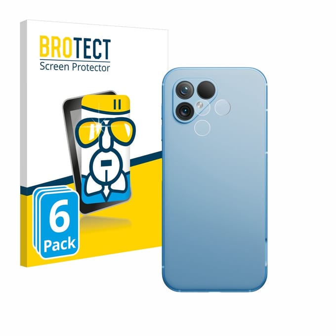 Screenprotector 6 Stuks voor Fairphone 5 (ALLEEN Camera Lens) Beschermglas transparant