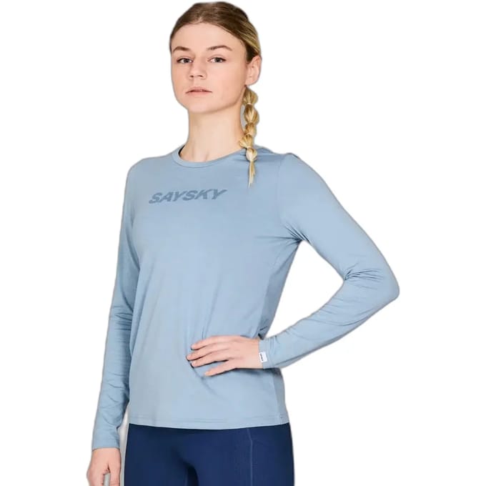 Dames-T-shirt met lange mouwen Saysky Pace Logo