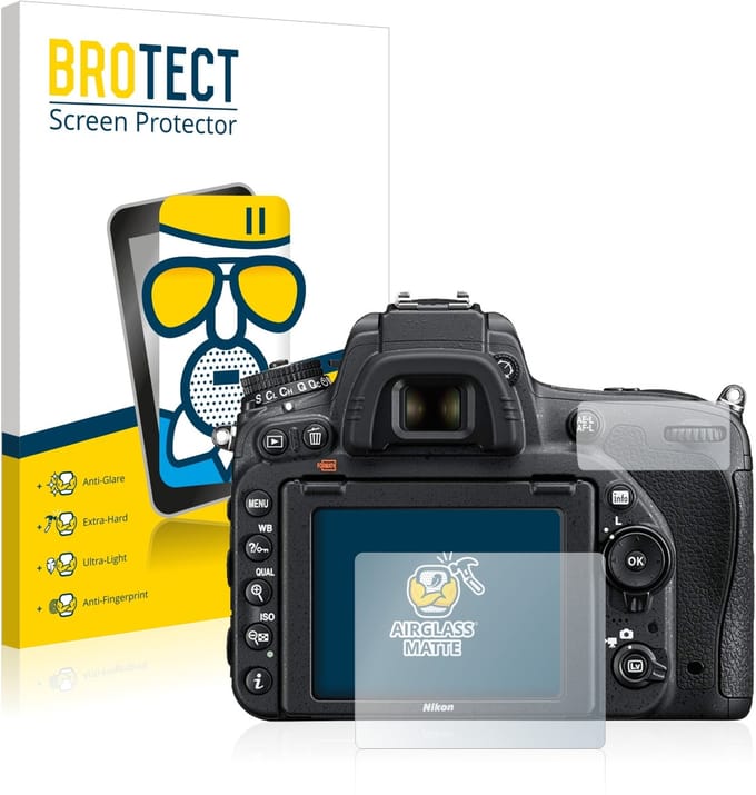 BROTECT - Screenprotector voor Nikon D750 - Folie Beschermfolie Beschermglas matte
