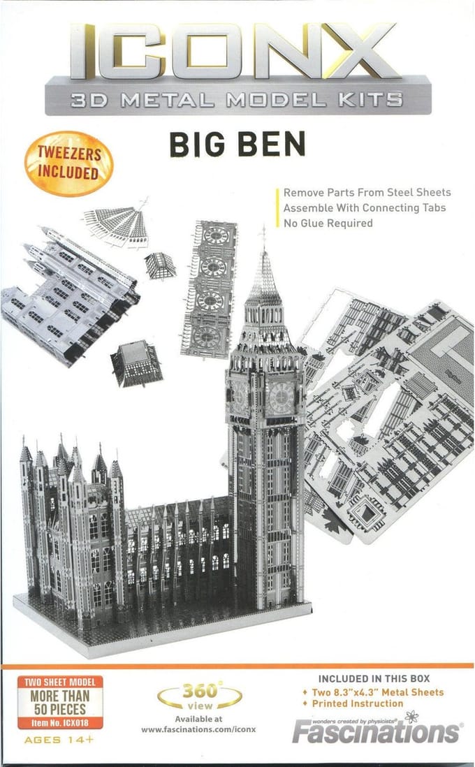 Metal earth Iconx Big Ben - Bouwpakket