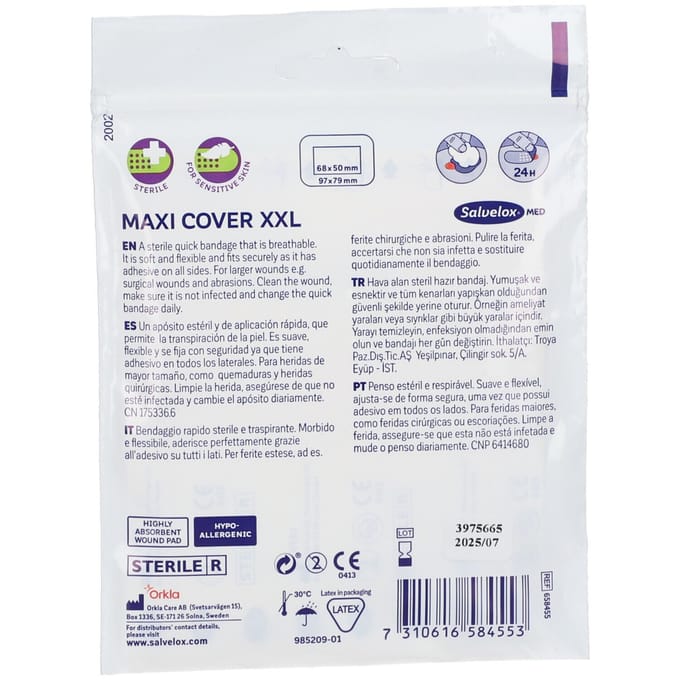 Salvequick® Maxi Cover XXL 5 Pleister