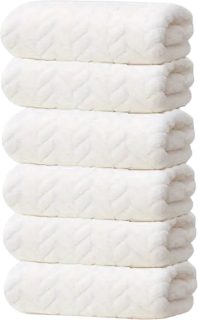 Nivard Handdoeken Set - Hotelkwaliteit - Handdoek - Towel - Wit - 6 Stuks