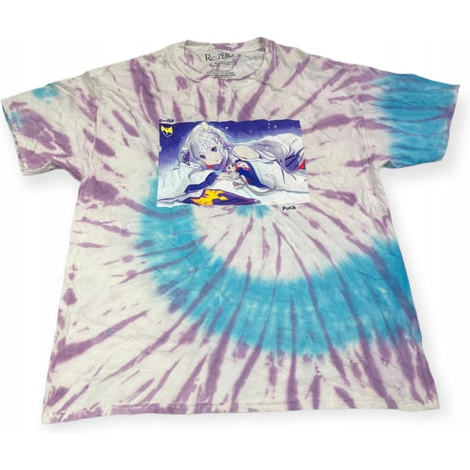 Koszulka T-shirt męski okrągły dekolt SPENCER'S ReZERO L white