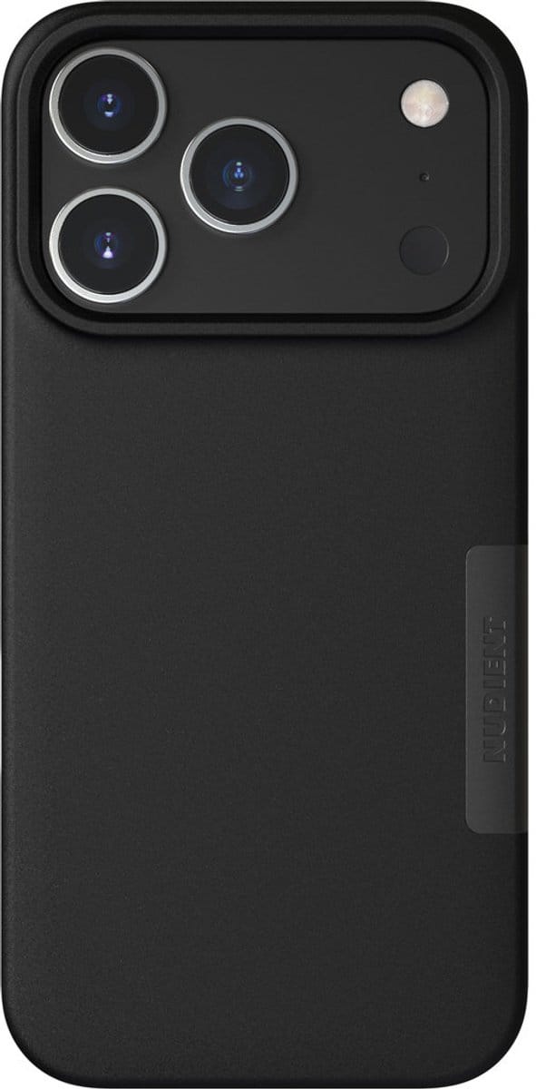 Nudient Thin Magsafe Case geschikt voor Apple iPhone 17 Pro Ink - Zwart