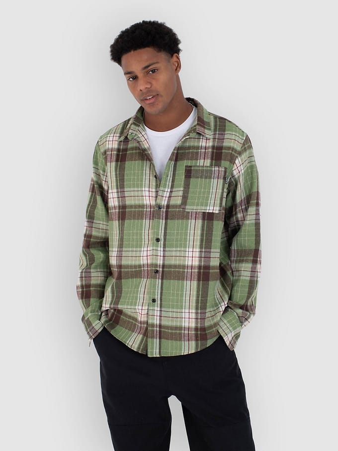 Hurley Axe Flannel Shirt groen