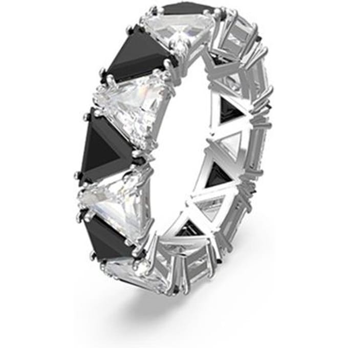 Swarovski Ringen Dames Zwart 5620672 Black|52 gray