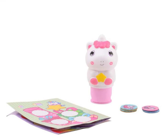 Johntoy Unicorn Sticker Stamper 100 Stickers
