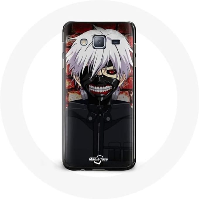 Coque pour Samsung Galaxy J5 2016 Tokyo Ghoul Kaneki Ken Masque Japonais Anime